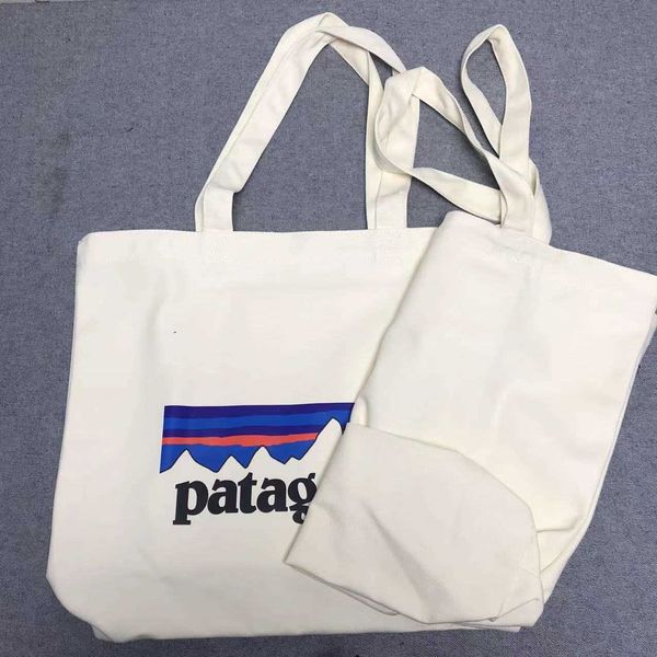 

popular ptg patagonia canvas bag tote bag letter pattern korea tote apc