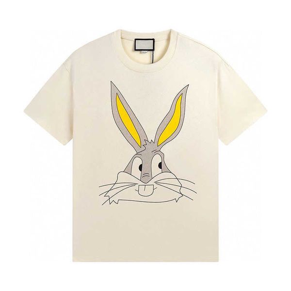 

summer mens designer t shirt casual round neck pullover men women loose sweatshirt letter print pattern tee, White;black