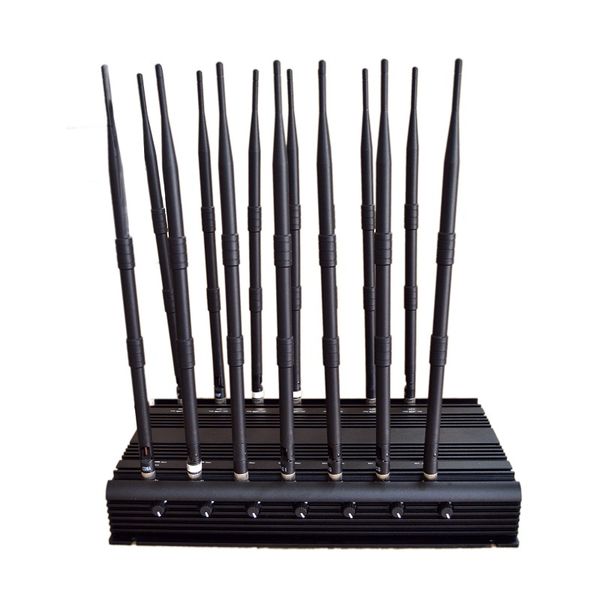 

super 14bands deskjamm er auto tracker wifi gps lojack uhf/vhf gsm 2g 3g 4g 5g signal block er, Silver