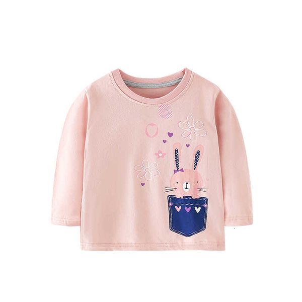 

chil1en's t-shirt chil1en's wear girls' long-sleeved t-shirt 1 autumn new product chil1en's t-shirt small and medium-siz, Blue