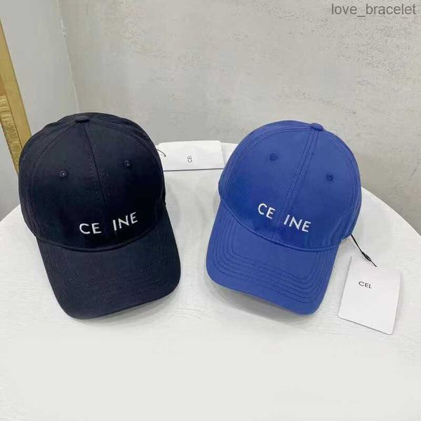 

fashion mens designer hat womens baseball cap celins s fitted hats letter summer snapback sunshade sport embroidery casquette beach luxury, Blue;gray