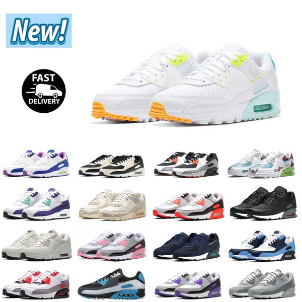 

running 90 shoes 90s mens womens triple black white flyleather infrared laser blue obsidian orange camo unc batman airmaxs trainers sneakers
