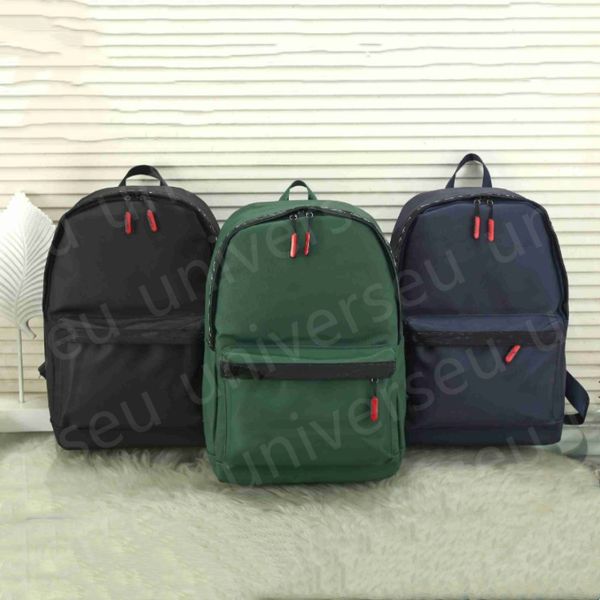 

designer nylon backpack shoulder bags classic handbags black back pack metal zipper multi pockets schoolbag