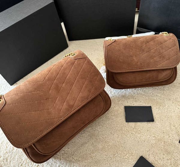 

5a luxury handbag shoulder bag brand loulou y-shaped designer seam leather ladies metal chain black clamshell messenger chain bags