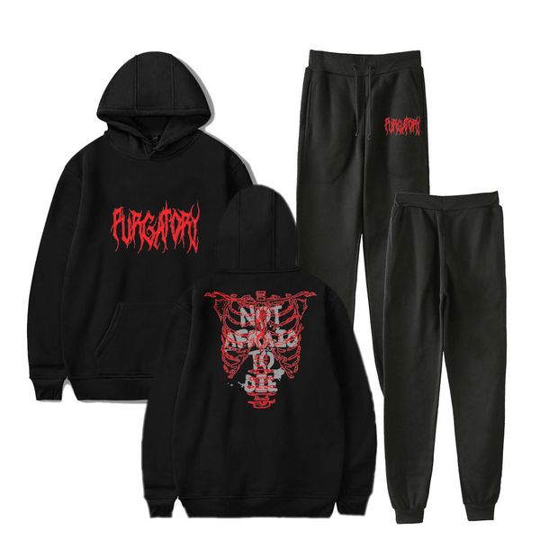 

men's tracksuits arrival vinnie hacker casual fashion fall suit hoodies sportswear hoodie sweatshirtpant two pieceset 230306, Gray