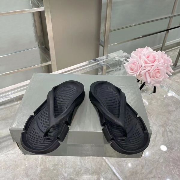 

women slippers summer ladies hollowed sandals pattern flats flip flops loafer fashion tories slides rubber outdoor beach shoes, Black
