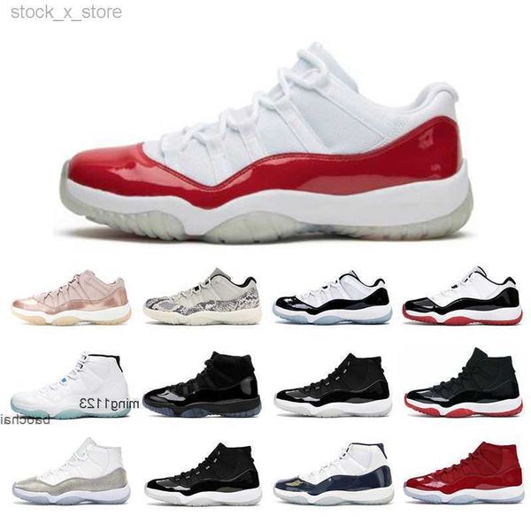

2023 casual jumpman 11 11s men women basketball shoe low cherry unc concord bred cap and gown win like 96 sport sneakers mens trainer axdh, Black