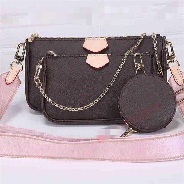 

handbag classic three-piece set removable design shoulder strap multi-color optio227a