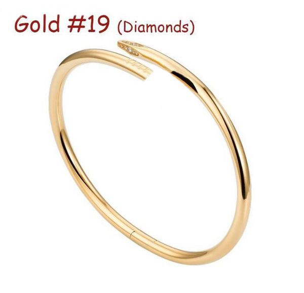 Złoto # 16 (diamenty bransoletka do paznokci)
