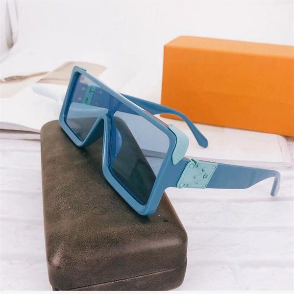 

2021 luxury sunglasses summertime uv400 for mens and women designer sun glass pilot frame coating mirror lens203o, White;black