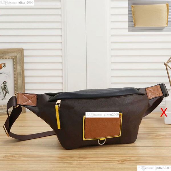 

7055 millionaire waist bags famous bumbag cross body designer shoulder bag luxury brown flower waist bags bum men women waist bags size 35x2
