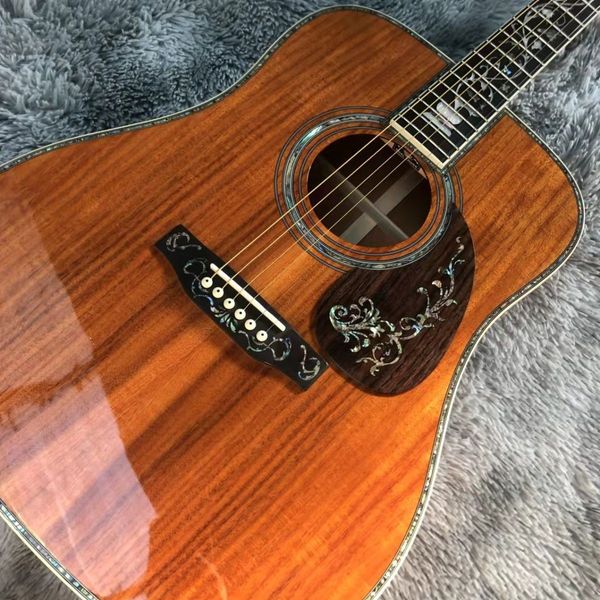 

2023 custom electric guitar . fingerplay instrument. 41 inch d45 full acacia deluxe acoustic guitar