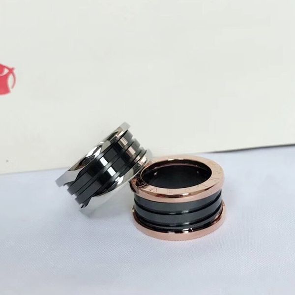 

buigari ceramic wide cnc designer ring for woman couple diamond for man gold plated 18k official reproductions classic style 018, Silver