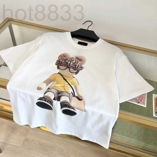 

women's t-shirt designer 2023 t shirt luxury women men's tees fashion womens summer new wear round neck sweat absorbing short in7d, White