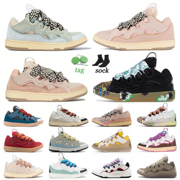 

fashion casual shoes leather curb dress shoes men women sneakers fashion pink grey orange black white ivory light grey blue black red triple