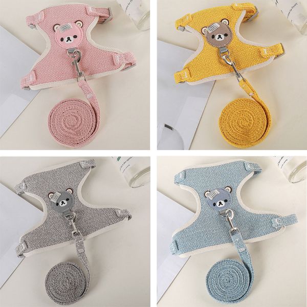 

mesh chest harness vest type dog walking leash cat leash puppy breathable leash small dog pet supplies wholesale