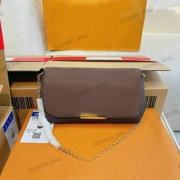 

favorite crossbody bag womens shoulder messenger bags letter monograms embossed luxury designer purse with removable chain flap wallet clutc