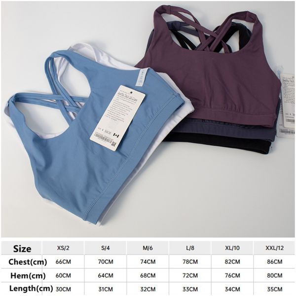 

ll-0206 underwear women yoga outfits summer jogging vest girls running close-fitting sport bra ladies casual sleeveless sportswear gym exerc