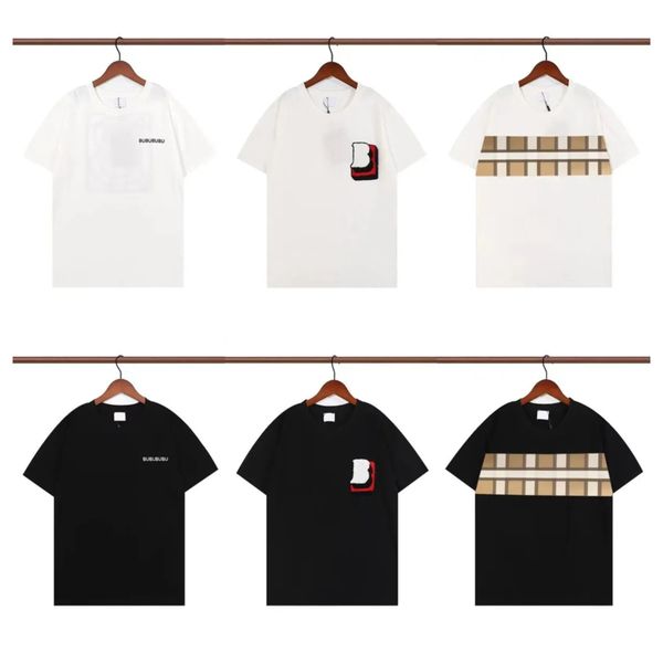 

designer men's t shirt women t shirts new years summer short sleeve classic bu vest fashion senior alphabet comfortable pure cotton who, Black;brown