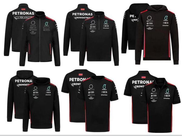 

2023 f1 team racing hoodie summer new short sleeve t-shirt same custom