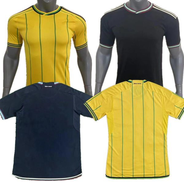 

2023/24 men's t-shirts jamaican shirt home and away custom, White;black