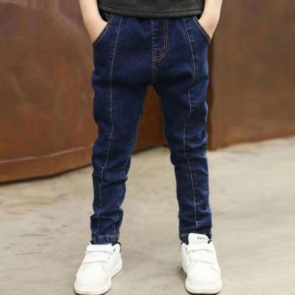 

jeans spring boys jeans student denim pants toddler girl jeans big kids jeans clothing long trousers cowboy baby boy 230306, Blue