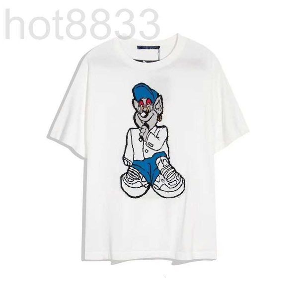 

women's t-shirt designer mens women designers t shirts loose tees fashion brands man s casual shirt luxurys clothing street shorts sle, White
