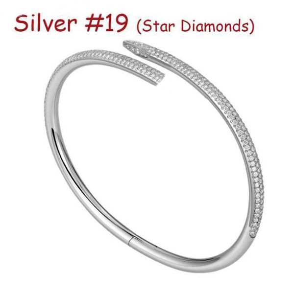 Silver # 17 (Diamenty Gwiazda do paznokci)