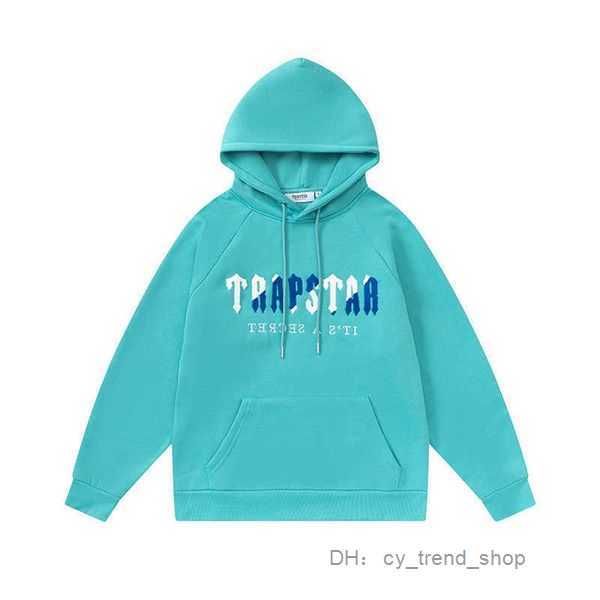

men's hoodies & sweatshirts blue trapstar hoodie men women 1 version towel embroidered pullover cloes 48, Black