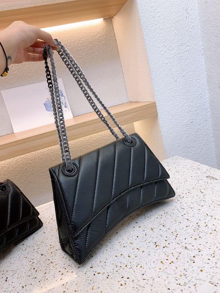 

2023 new shopping bag lady one shoulder bag crossbody bag chain bag twill hourglass bag 5a quality