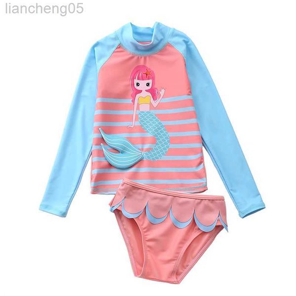 

one-pieces 2~10y toddler baby girls rash guards long sleeves girls swimming suit children swimwear swimming outfit for girl-sw456 w0310, Black