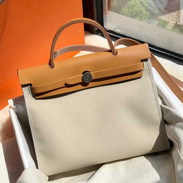 

designer hems herbag bag bag 2023 canvas kelyx bag capacity commuting shoulder bag women's bag