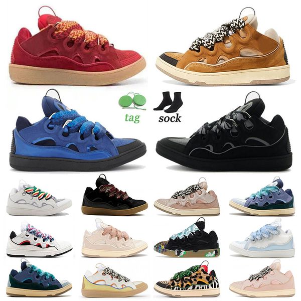 

original casual shoes leather curb dress shoes men women sneakers red brown racer blue triple black grey dark green light blue light grey bl