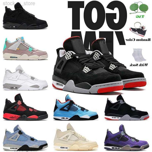 

2023 casual 4 4s vi bred basketball shoes black cat cactus jack univeristy blue off mens womens jumpman pure money white oreo jorden retro v