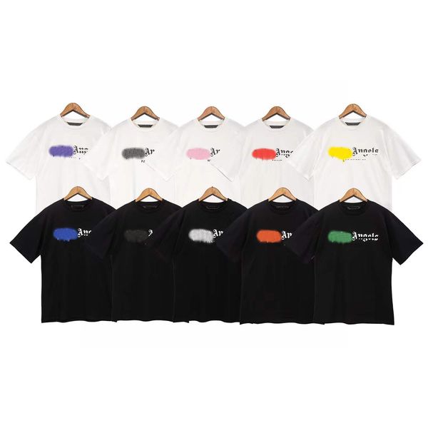 

summer men women designers t shirts loose oversize tees apparel fashion mans casual chest letter shirt luxury street shorts sleeve clothes, White;black