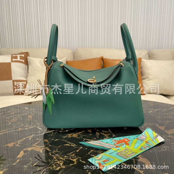 

lindys bags bags once sewed by hand h family oblique cross female bao bag tc leather swift lychee pattern u4 velvet green ayw