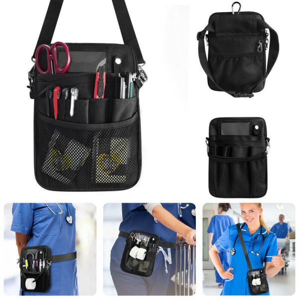 

waist bags 1pcs nurse storage practical bag pocket belt organizer pouch pack tool for physician assistants dentists pharmacists 230306