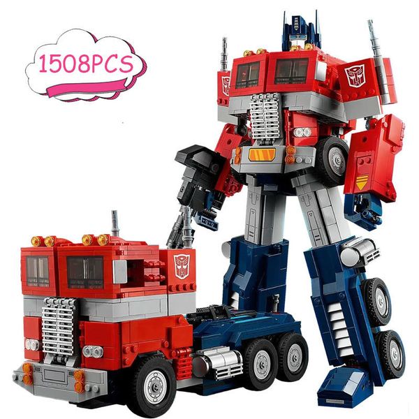 

blocks 1058pcs 10302 robot action deformation building sets bricks toys transform gifts for technical kids children 230303