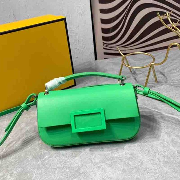 

fashion front flap fen-bag-di baguette cross-body baguette bag small hard handle cowhide fashion bags luxury designers women mini phone bags