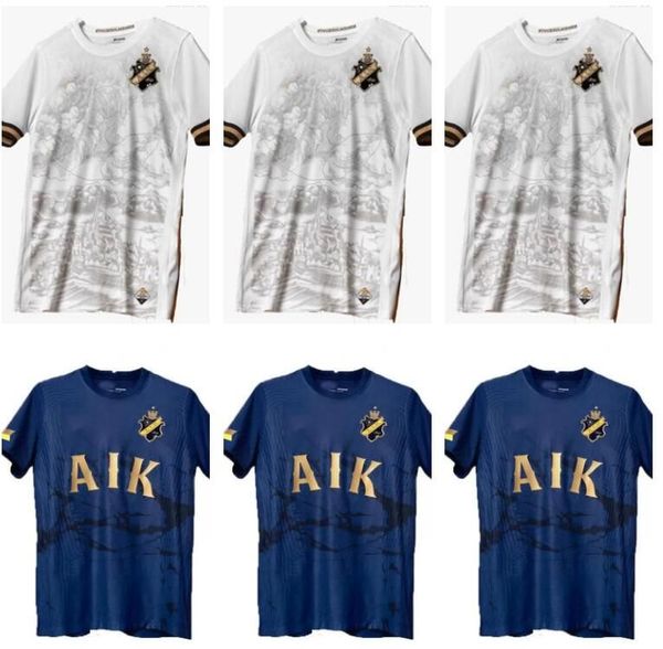 

2023 aik solna soccer jerseys special fischer 7 hussein 8 otieno 25 guidetti 11 thill 17 tihi 16 haliti 6 132-year history 23 24 jersey foot, Black;yellow