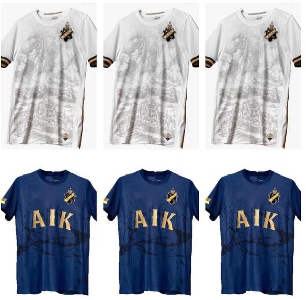 

2023 AIK Solna SOCCER Jerseys Special FISCHER 7 HUSSEIN 8 OTIENO 25 GUIDETTI 11 THILL 17 TIHI 16 HALITI 6 132-year History 23 24 Jersey Football Shirts Man, White