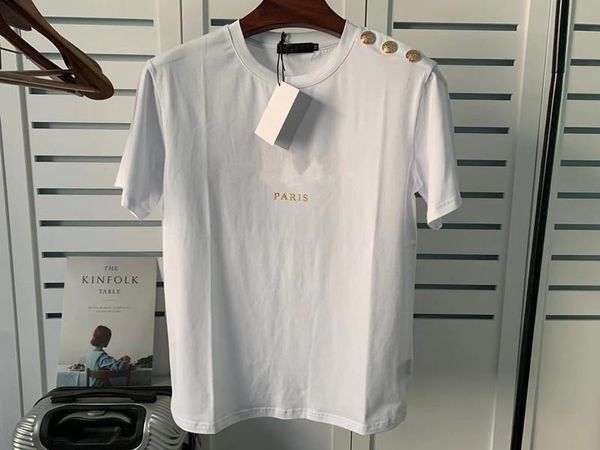 

luxury mens designer t shirt black red letter printed shirts short sleeve fashion brand designer tees asian size s-xxl, White