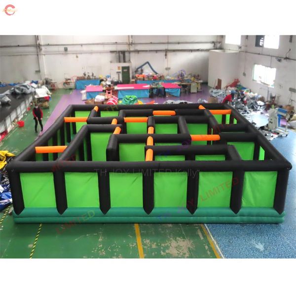 

9x9m outdoor activities giant inflatable haunted house maze for halloween