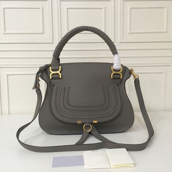 

grey bag for women chloee bag designer tote bag chloes marcie woman bags never full handbag leather shopping bag double carry bag crafted fr