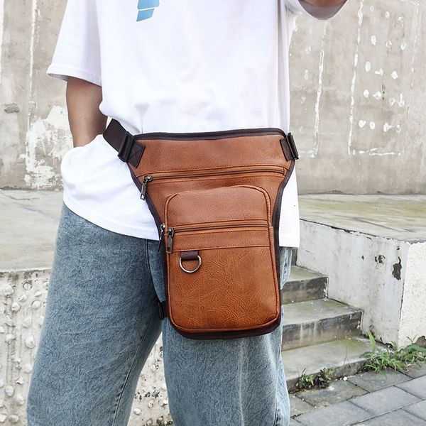 

waist bags men's pu multifunctional sports bag portable waist 230306