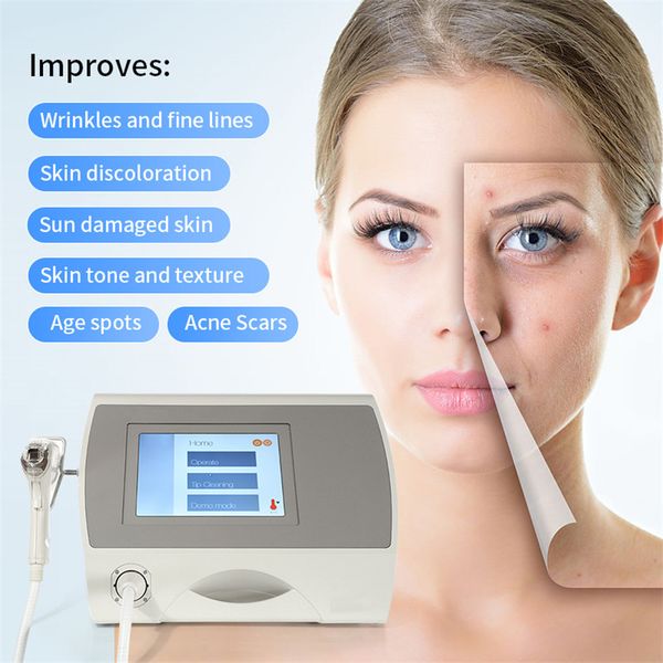 

multi-functional beauty equipment novoxel thermal rf equipment face lifting fractional scar removal and stretch marks skin firming machine a, Black;white