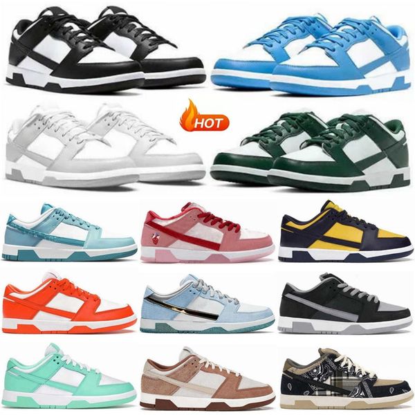 

designer running shoes men women dunks sneakers black white unc pn dust green sail grey fog syracuse michigan triple pink green sb low