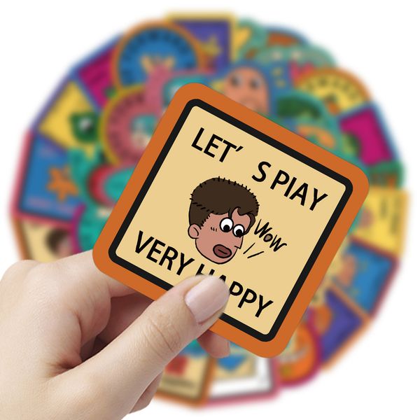 

60pcs graffiti stickers skate accessories waterproof vinyl sticker for skateboard lapluggage bicycle motorcycle phone car decals