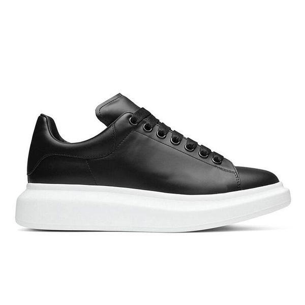 

designer sneaker fashion casual shoe men woman trainer increase of thick bottom black white non-slip run away sneakers platform shoes speed