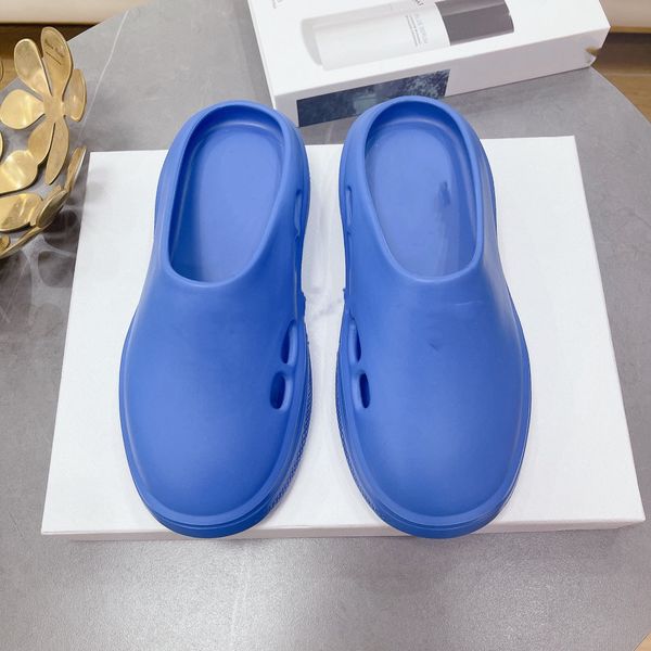 

2022 designer women's luxury pearl rhinestone slippers platform leisure summer wide flat beach sandals size 35-42 with box 0421, Black